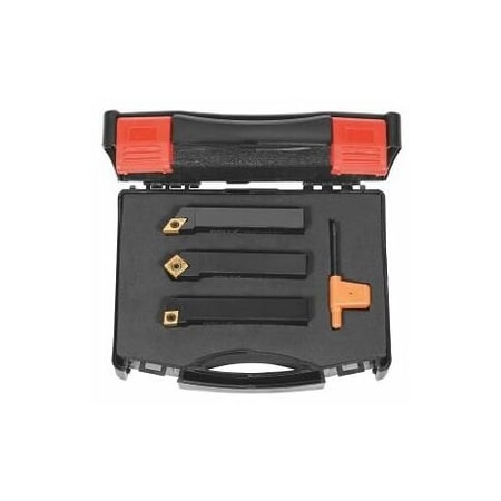 Holex Indexable Turning Toolholder, SCLCR 1616H09; SDJCR 1616H11; SSSCR 1616H12, for CC 3 Inserts, R-Hand 265130 16